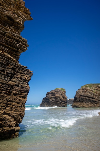 Playa As Catedrales Playa de las Catedrales Galicia España