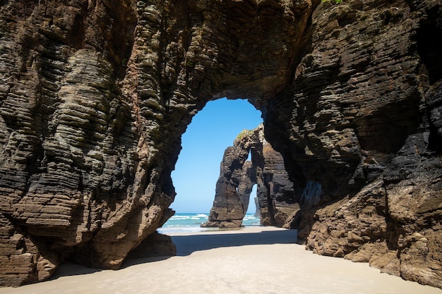 Playa As Catedrales Playa de las Catedrales Galicia España