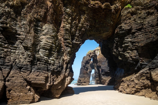 Playa As Catedrales Playa de las Catedrales Galicia España