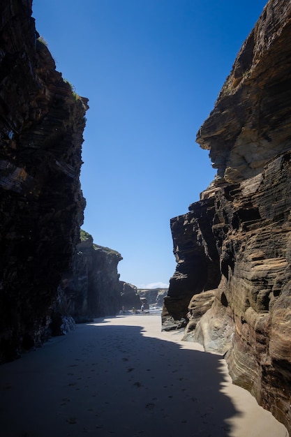 Playa As Catedrales Playa de las Catedrales Galicia España