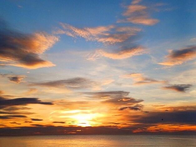 Playa del atardecer