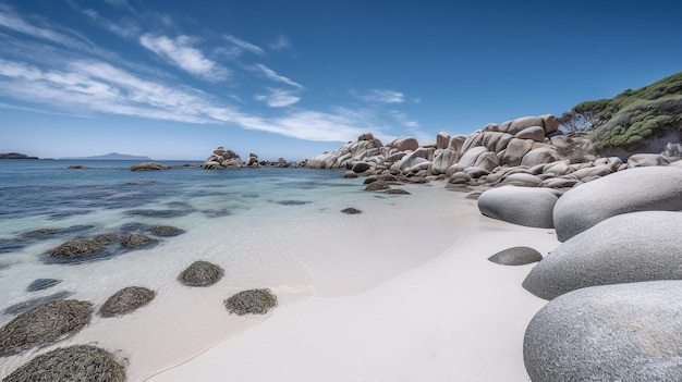 La playa de los baños de fuego