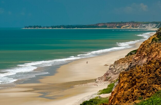 Foto playa bela conde cerca de joao pessoa paraiba costa noreste de brasil