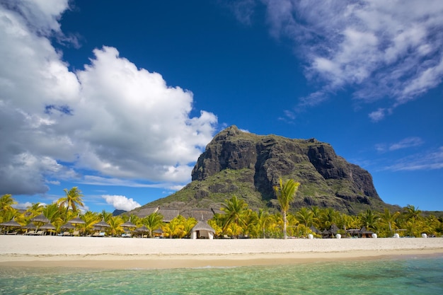 Playa blanca de Mauricio