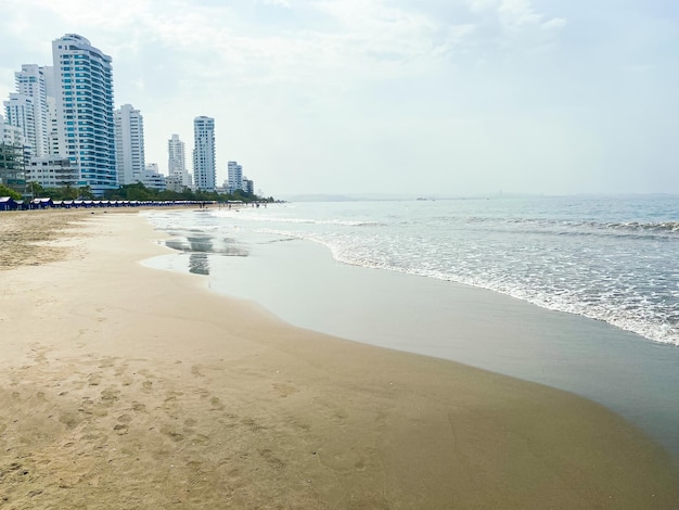 Playa en Bocagrande Cartagena Colombia