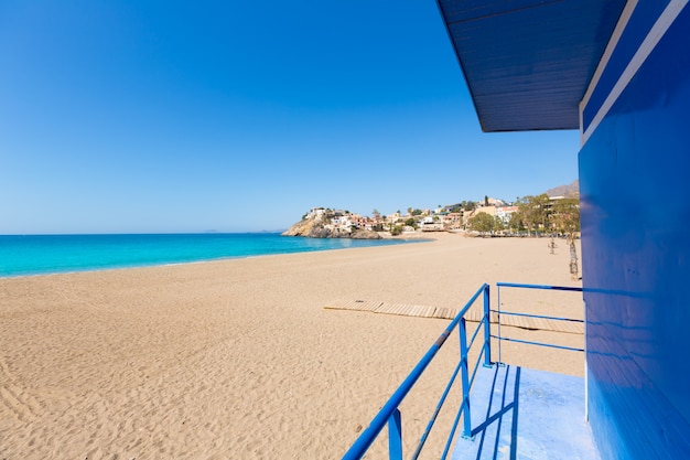 Playa de Bolnuevo en Mazarron Murcia en España