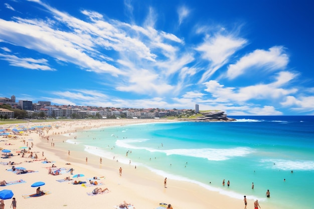 Foto la playa de bondi en sídney