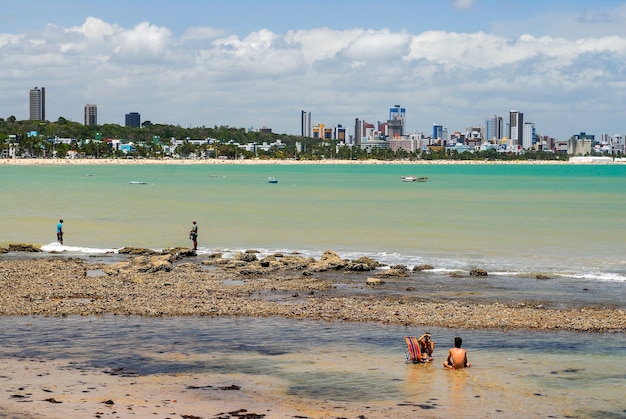 La playa de Cabo Branco Joao Pessoa Paraiba Brasil