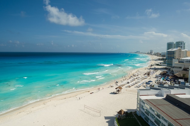 Playa de Cancún, México, caribe.