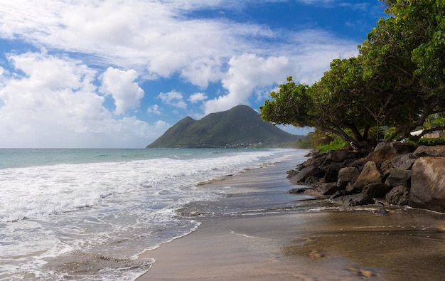 La playa caribeña isla de Martinica Francia Antillas Francesas