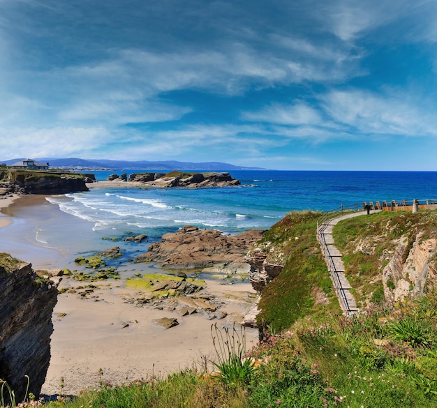 Playa de los Castros Galicia España