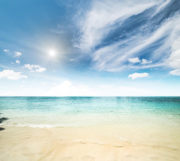 Playa del cielo y de la isla