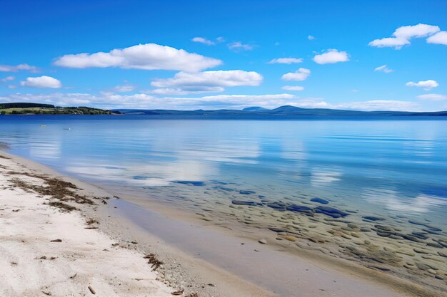 playa con cielo