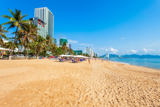 Playa de la ciudad de Nha Trang Vietnam