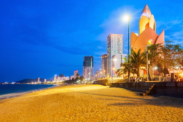 Playa de la ciudad de Nha Trang Vietnam