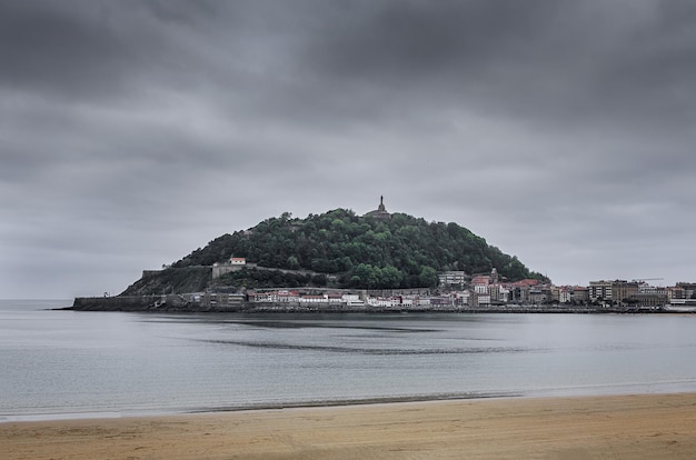 Playa de La Concha en San Sebastián País Vasco