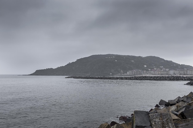 Playa de La Concha en San Sebastián País Vasco