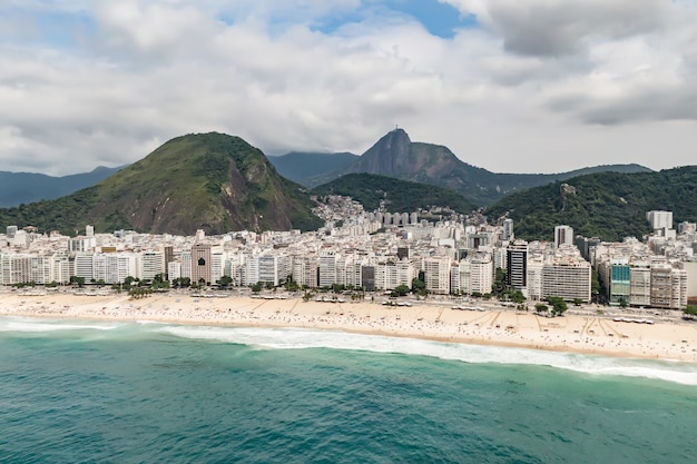 La playa de Copacabana en Río de Janeiro, Brasil