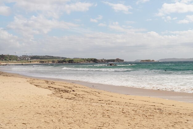 Playa en la costa de Galicia Pontevedra España Playa Lanzada