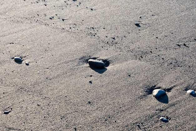 Playa de la Costa de Lava Seca en el Océano Atlántico