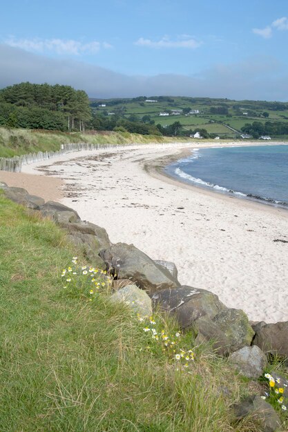 Playa de Cushendun, Condado de Antrim, Irlanda del Norte, Europa