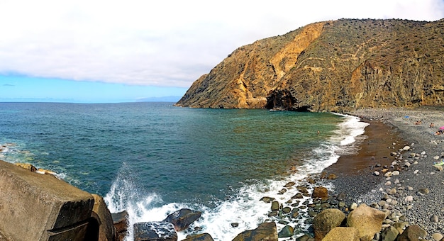 Playa de Vallehermoso em la Gomera