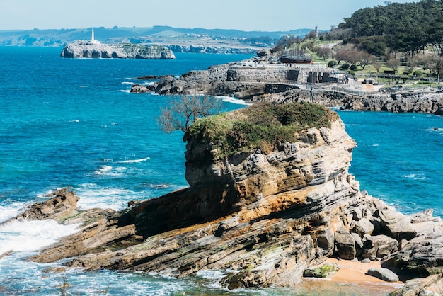 Playa del Camello e Península de la Magdalena Santander Cantábria Espanha