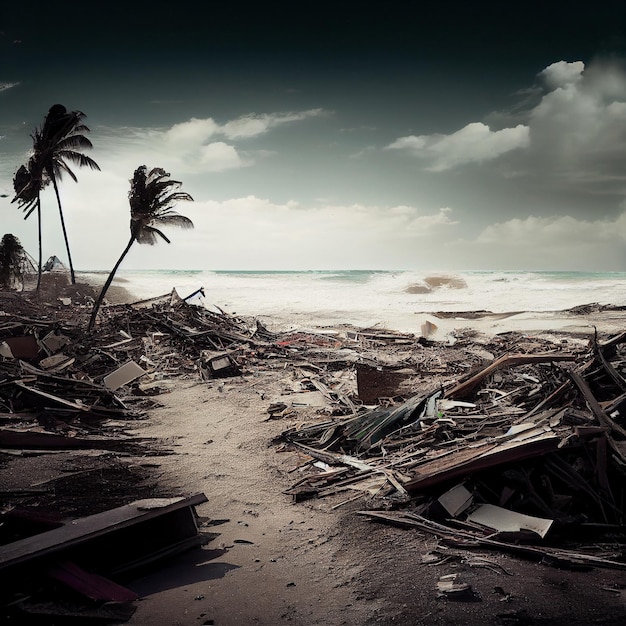 Playa después del tsunami Generativo Ai