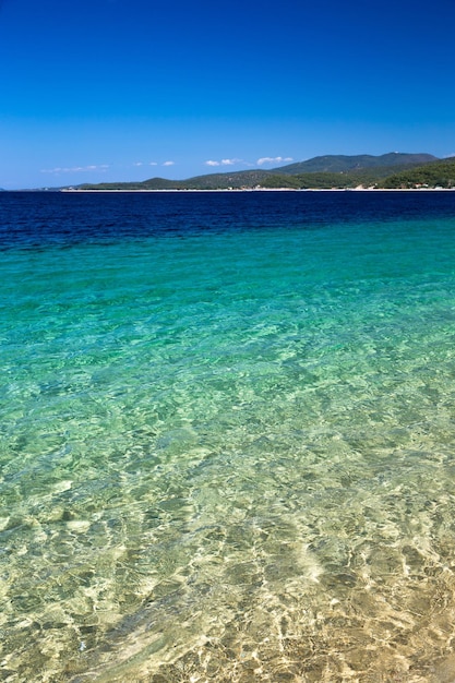 Playa dorada en Grecia