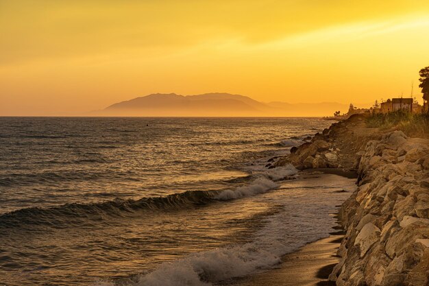 playa em Málaga Espanha