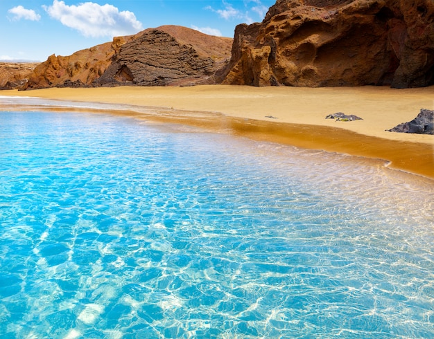 Playa de Fuerteventura La Pared en Canarias