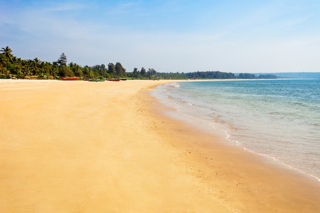 Foto playa en goa, india