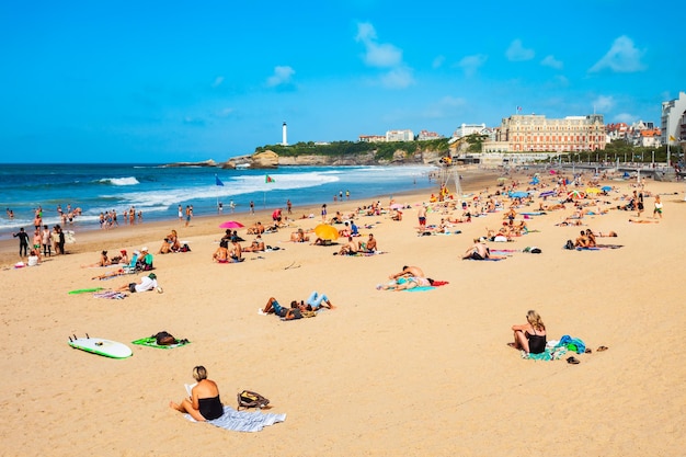 La playa de la Grande Plage Biarritz