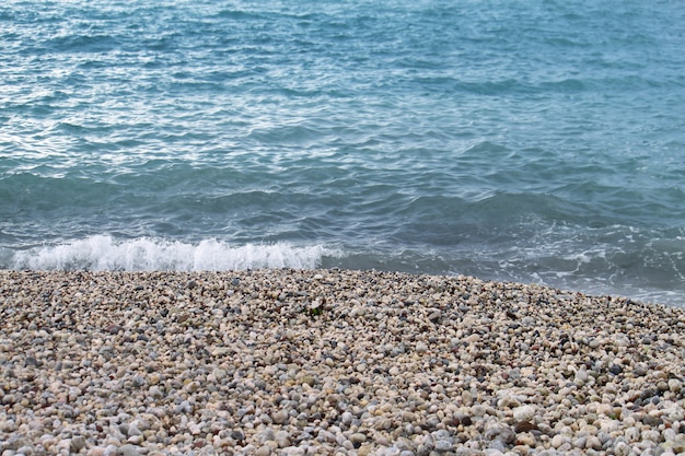 Playa de gravilla