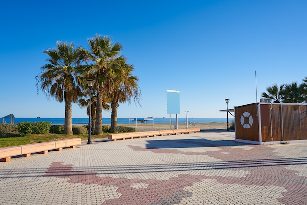 Playa gurugu en grao de castellon españa