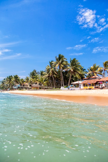 Playa Hikkaduwa en Sri Lanka