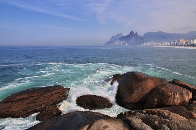 Playa de Ipanema en Río de Janeiro, Brasil