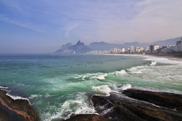 Playa de Ipanema en Río de Janeiro, Brasil