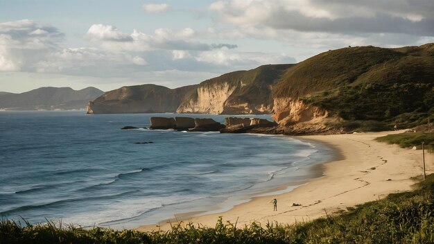 Foto la playa de los irmaos