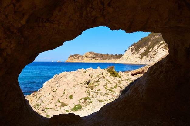 Foto playa de javea xabia cala blanca en alicante españa