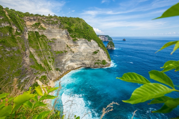 Playa Kelingking en la isla Nusa Penida