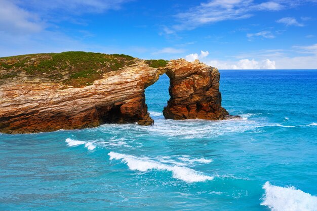 Playa las catedrales Catedrais Strand in Galizien Spanien