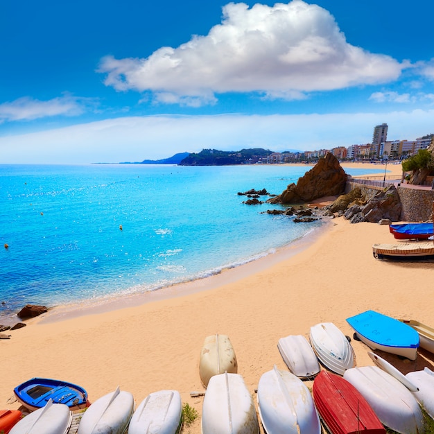 Playa Lloret de Mar Sa Caleta en Costa Brava