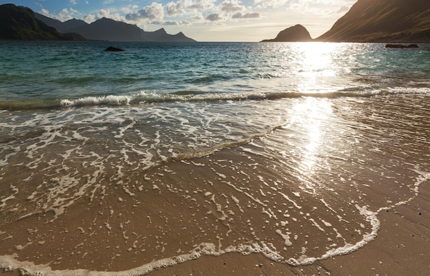 Playa en Lofoten