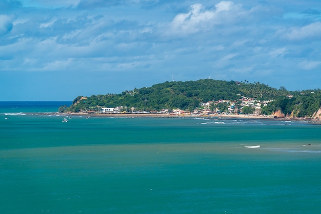 Playa de Madeiro Tibau do Sul, cerca de la playa de Pipa y Natal Rio Grande do Norte Brasil