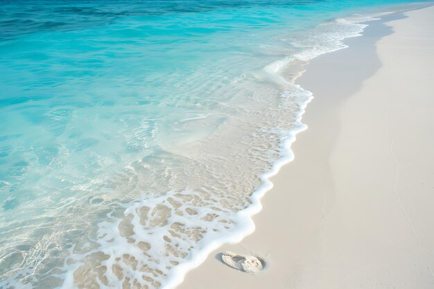 Foto la playa y el mar agua clara de vacaciones relajarse verano