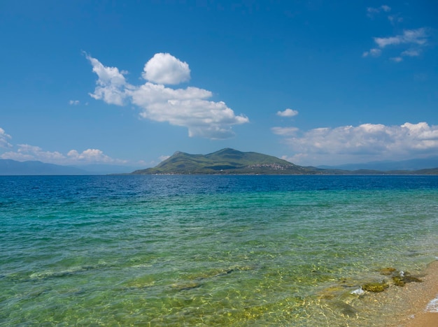 Playa en el Mar Egeo en Grecia