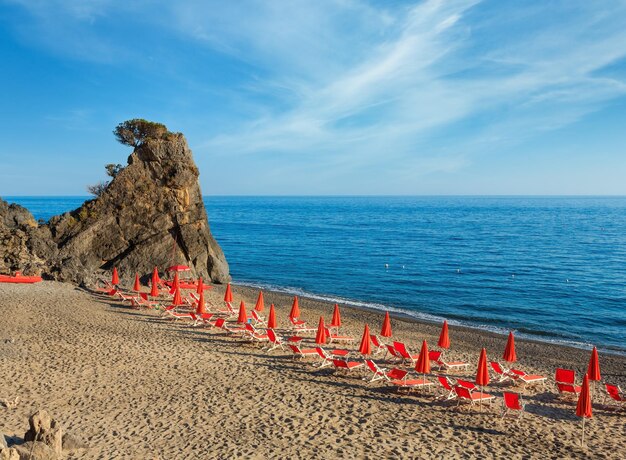 Playa del mar Tirreno Campania Italia