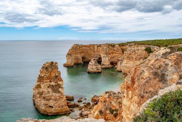 Playa Marinha en Algarve Portugal