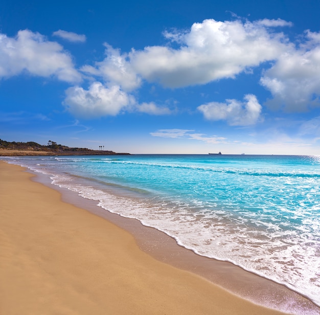 Playa El Miracle en Tarragona en Cataluña